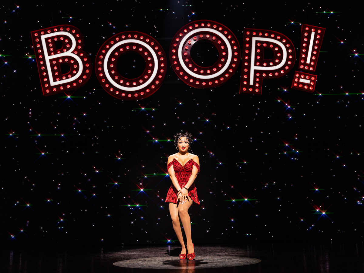 Betty Boop poses center stage